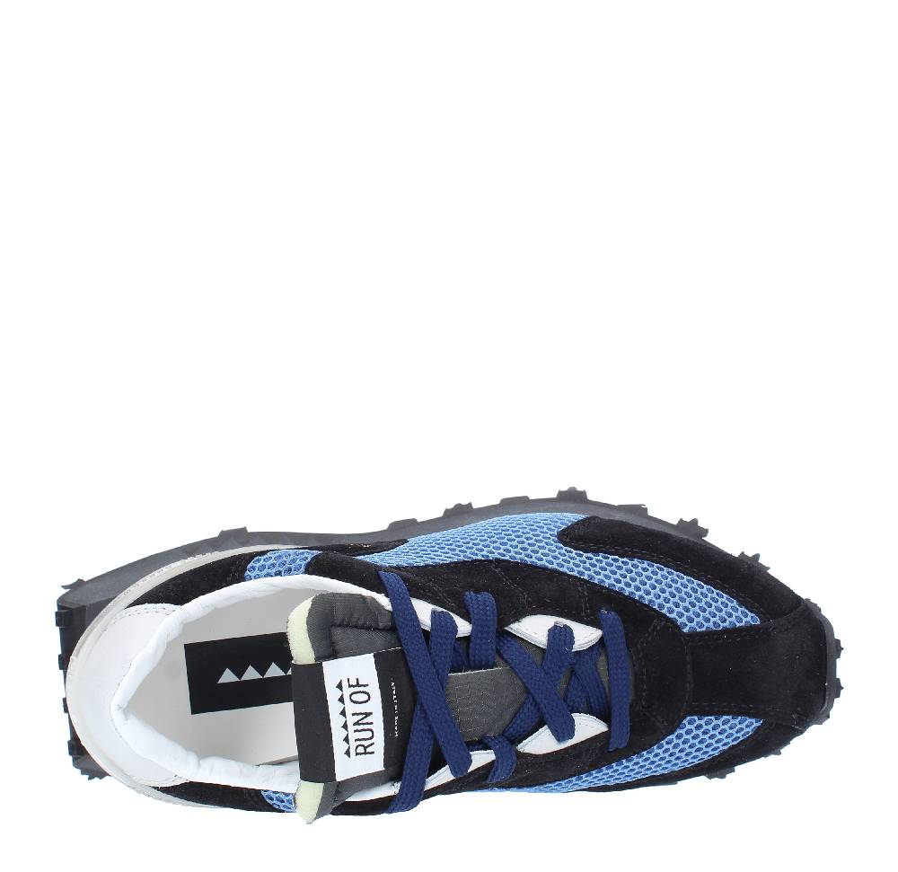 RUN OF Sneakers modello 9378 RUN OF in camoscio e tessuto Sottocosto