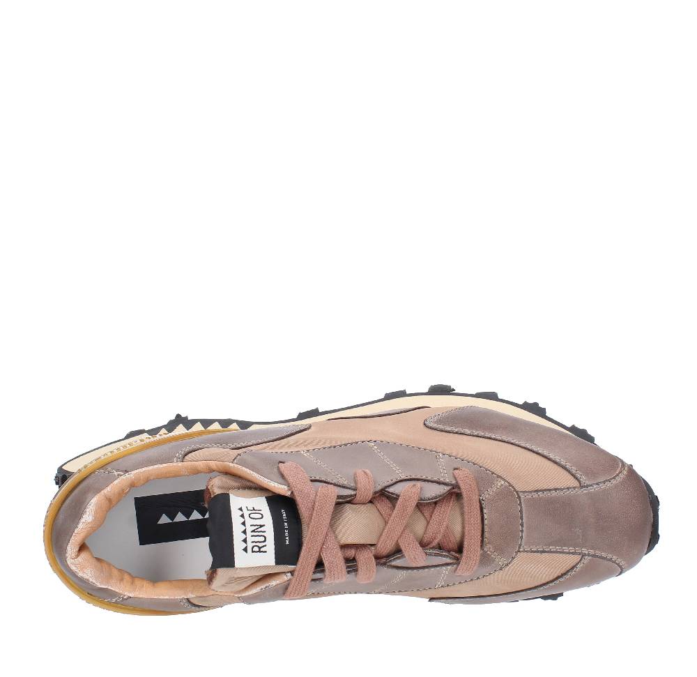 RUN OF Sneakers modello VINTAGE RUN OF in pelle e tessuto Presa