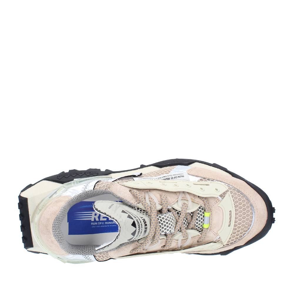 RUN OF Sneakers modello REVOLT RUN OF in camoscio e tessuto Offerta