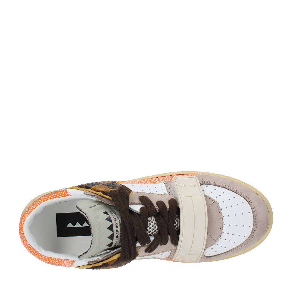 RUN OF Sneakers modello KLAUS W RUN OF in Pelle camoscio e tessuto Saldi