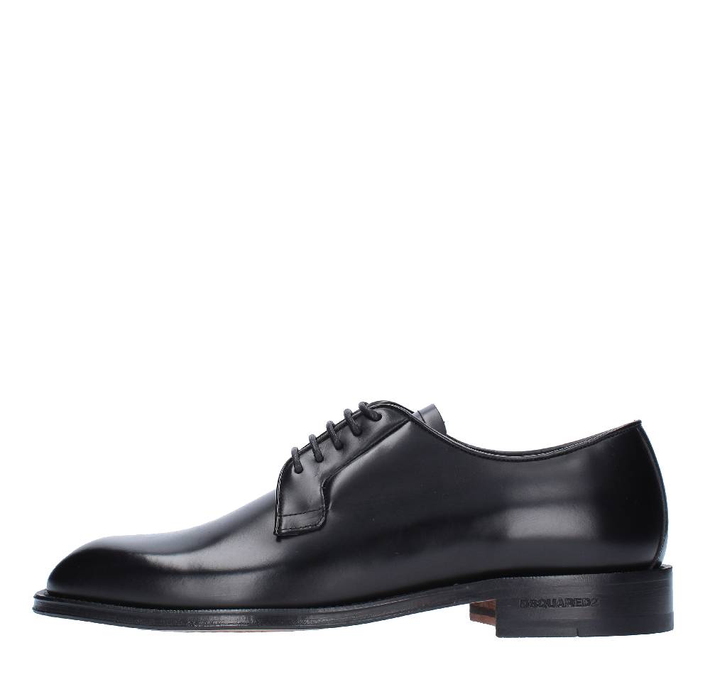 DSQUARED2 Stringate in pelle spazzolata