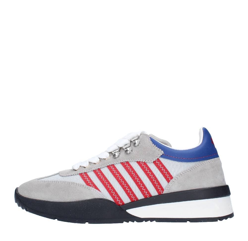 DSQUARED2 Sneakers DSQUARED2 modello ORIGINAL LEGEND in camoscio, pelle e tessuto