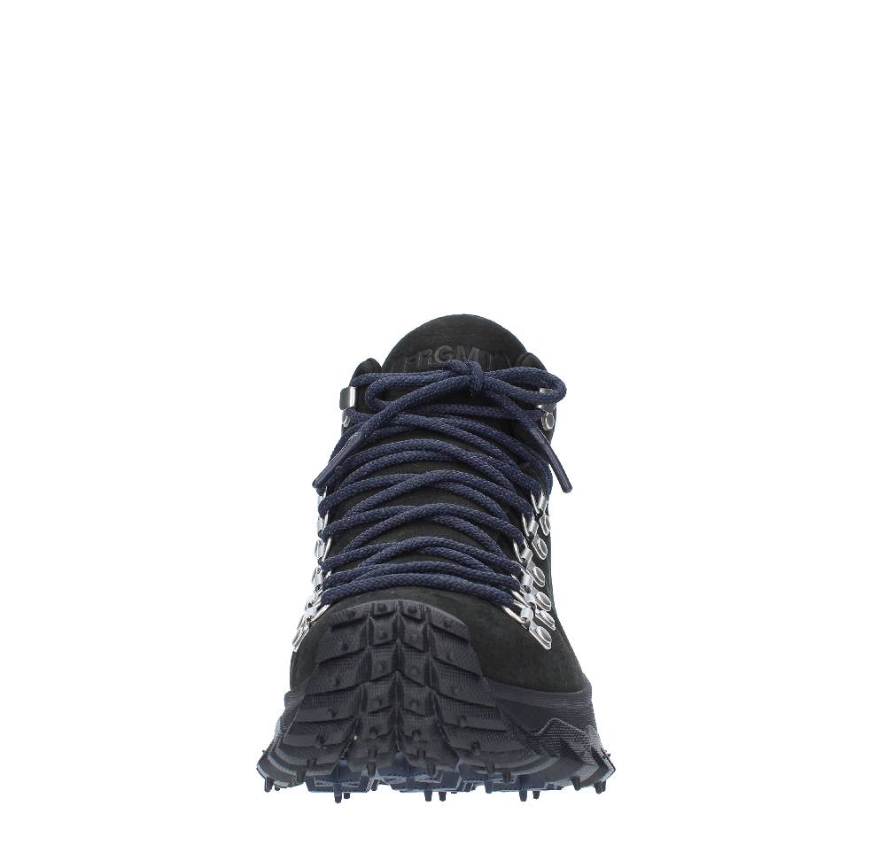 MONCLER Scarponcini in camoscio e pelle In Saldo