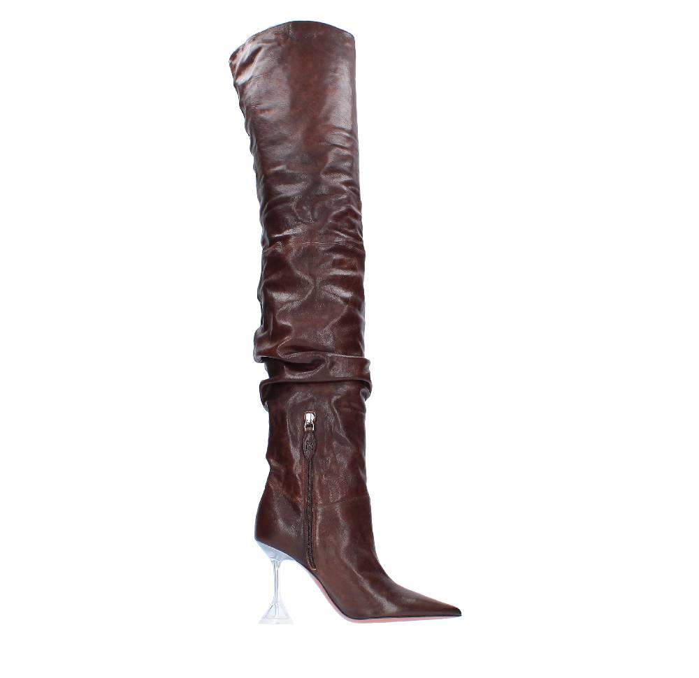 AMINA MUADDI Cuissard Oliviaglass in pelle Italia
