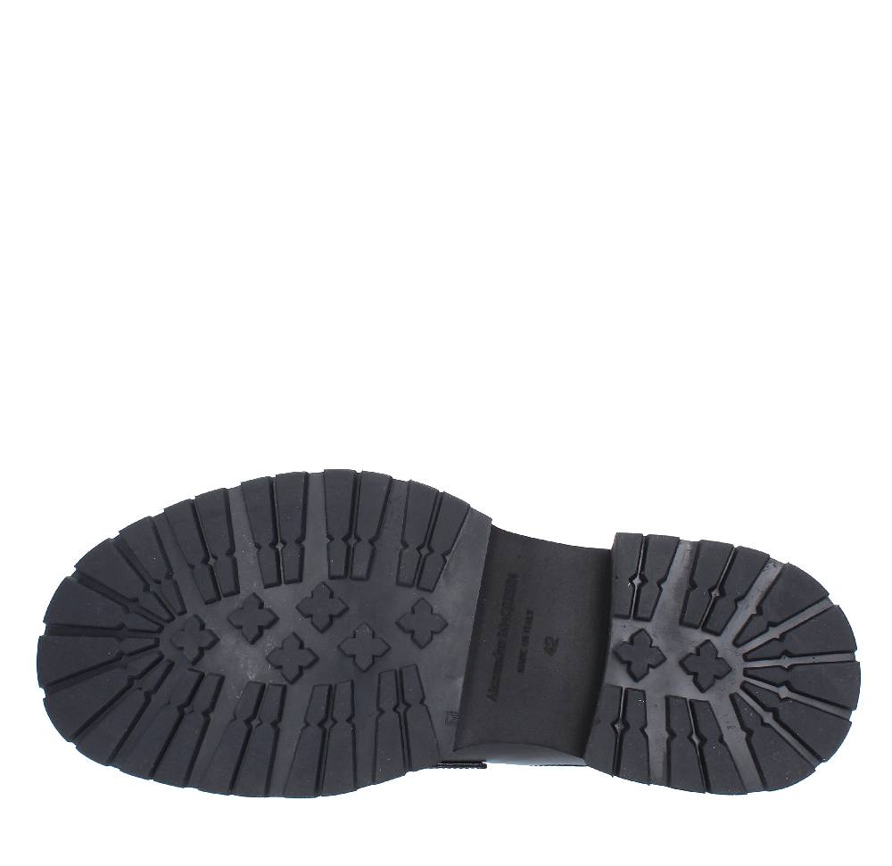 ALEXANDER MCQUEEN Stivaletti stile mocassino in pelle 2025