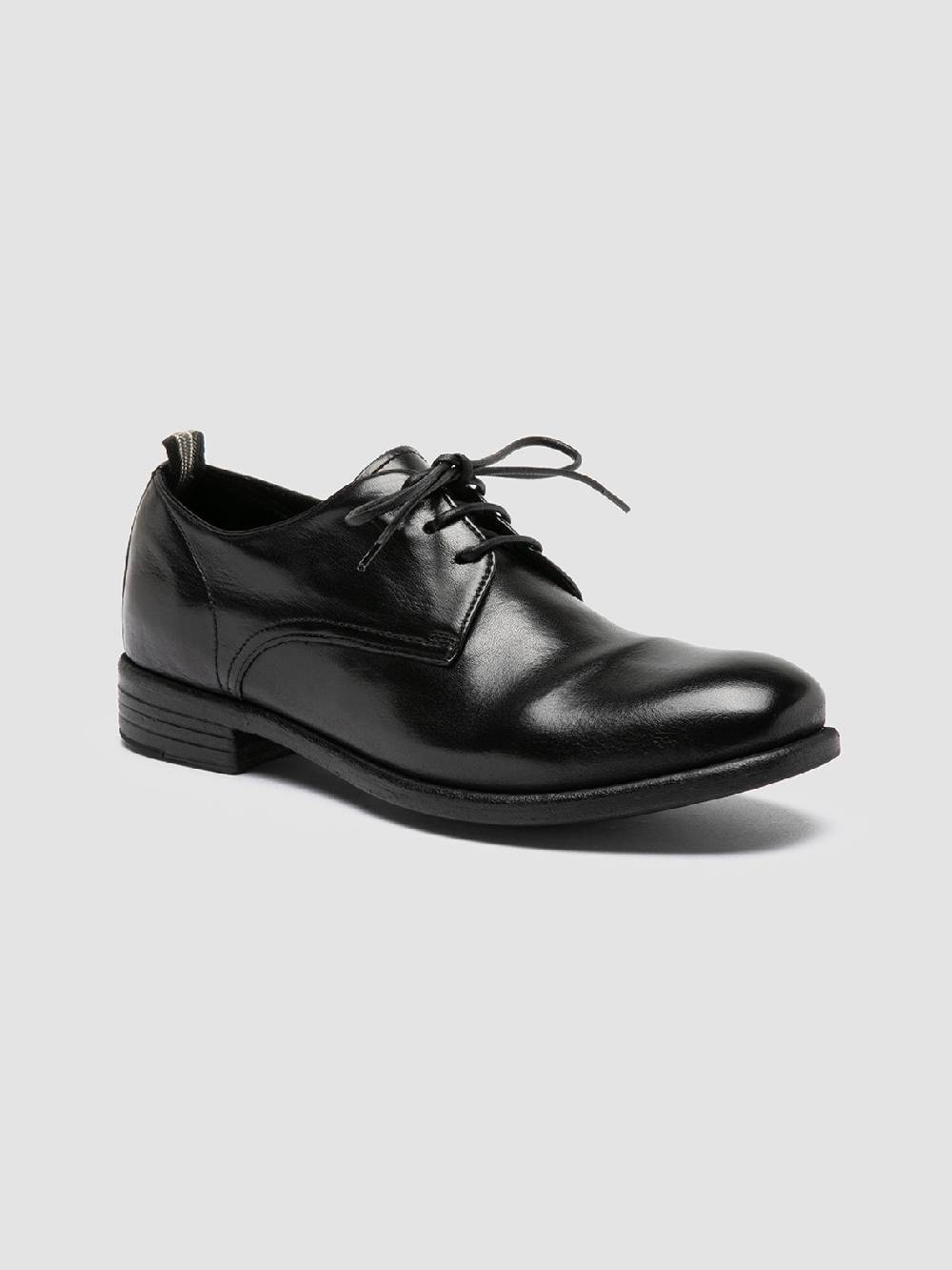 ﻿Officine Creative CALIXTE 064 Scarpe Derby in Pelle Nera Offerte