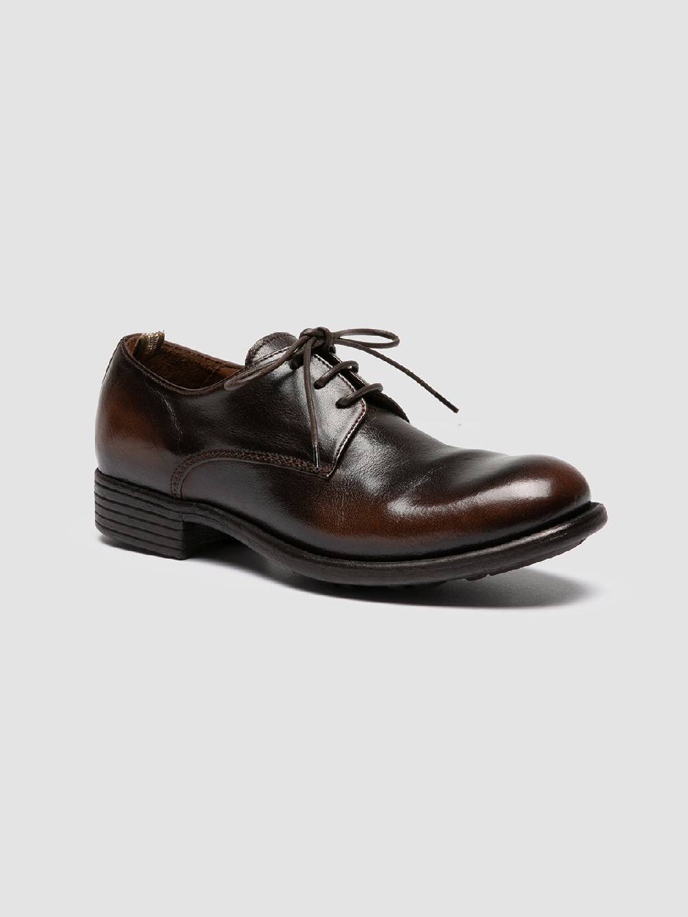 Officine Creative CALIXTE 068 Derby in Pelle Marrone Vendita Economica