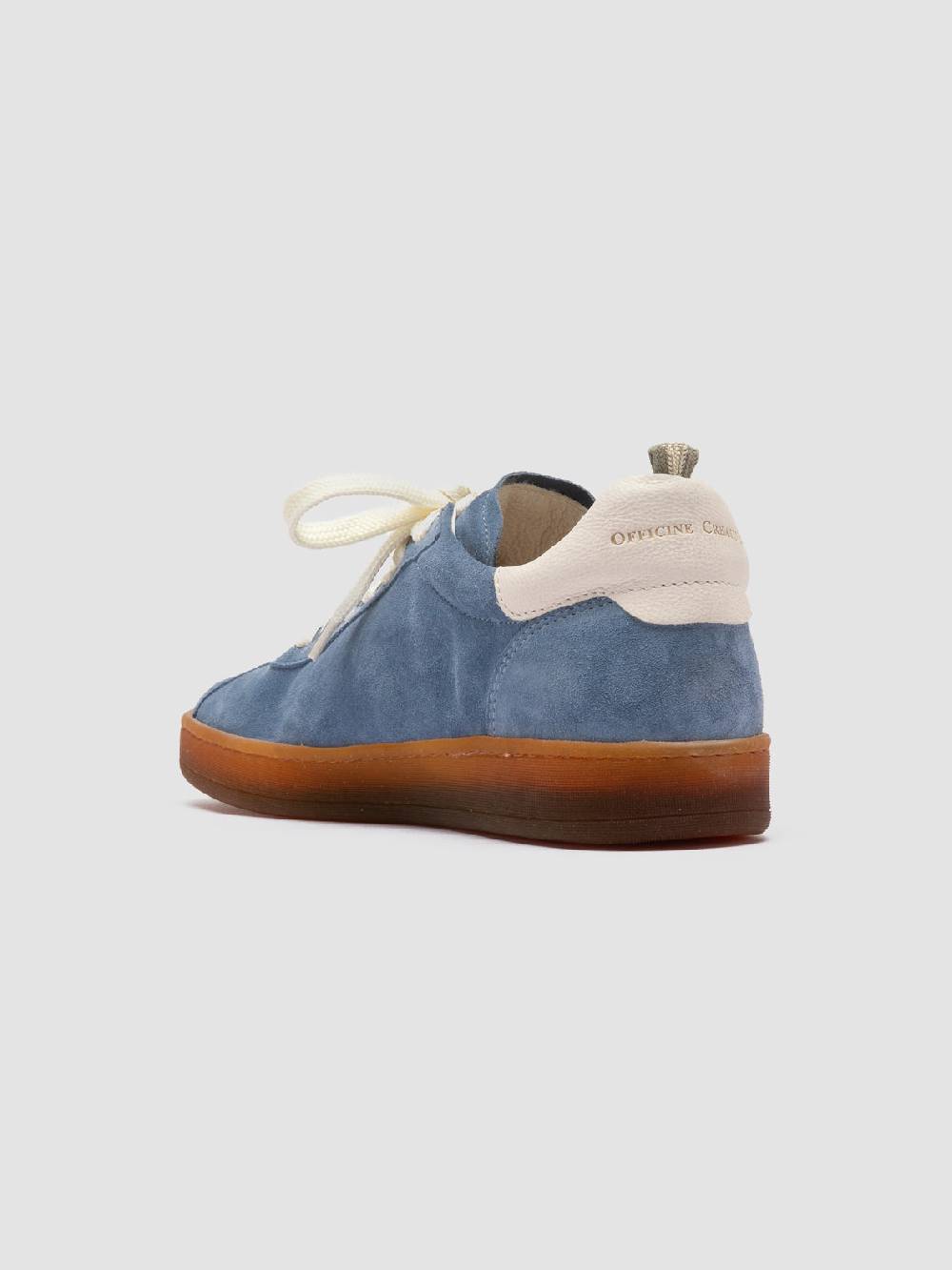 Officine Creative DESTINY 101 Sneakers Basse in Pelle e Camoscio Blu Vendite Flash