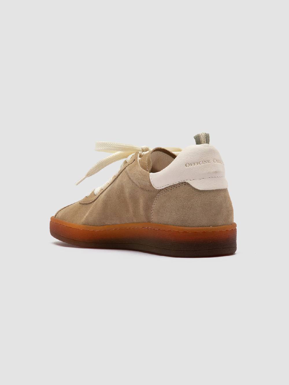 Officine Creative DESTINY 101 Sneakers Basse in Pelle e Camoscio Marrone Negozio