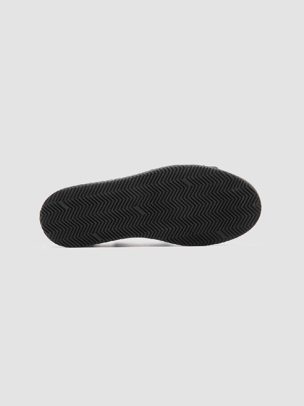 Officine Creative EASY 101 Sneakers Basse in Pelle Nera In Saldo