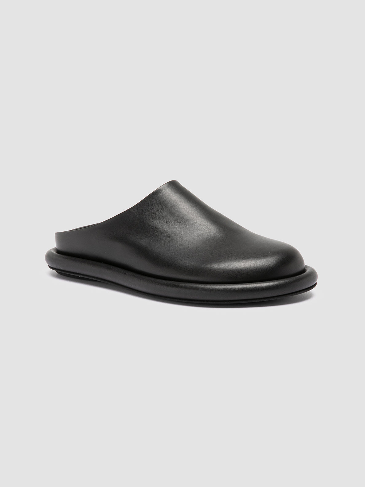 Officine Creative ESTENS 107 Sandali Sabot in Pelle Nera 2025