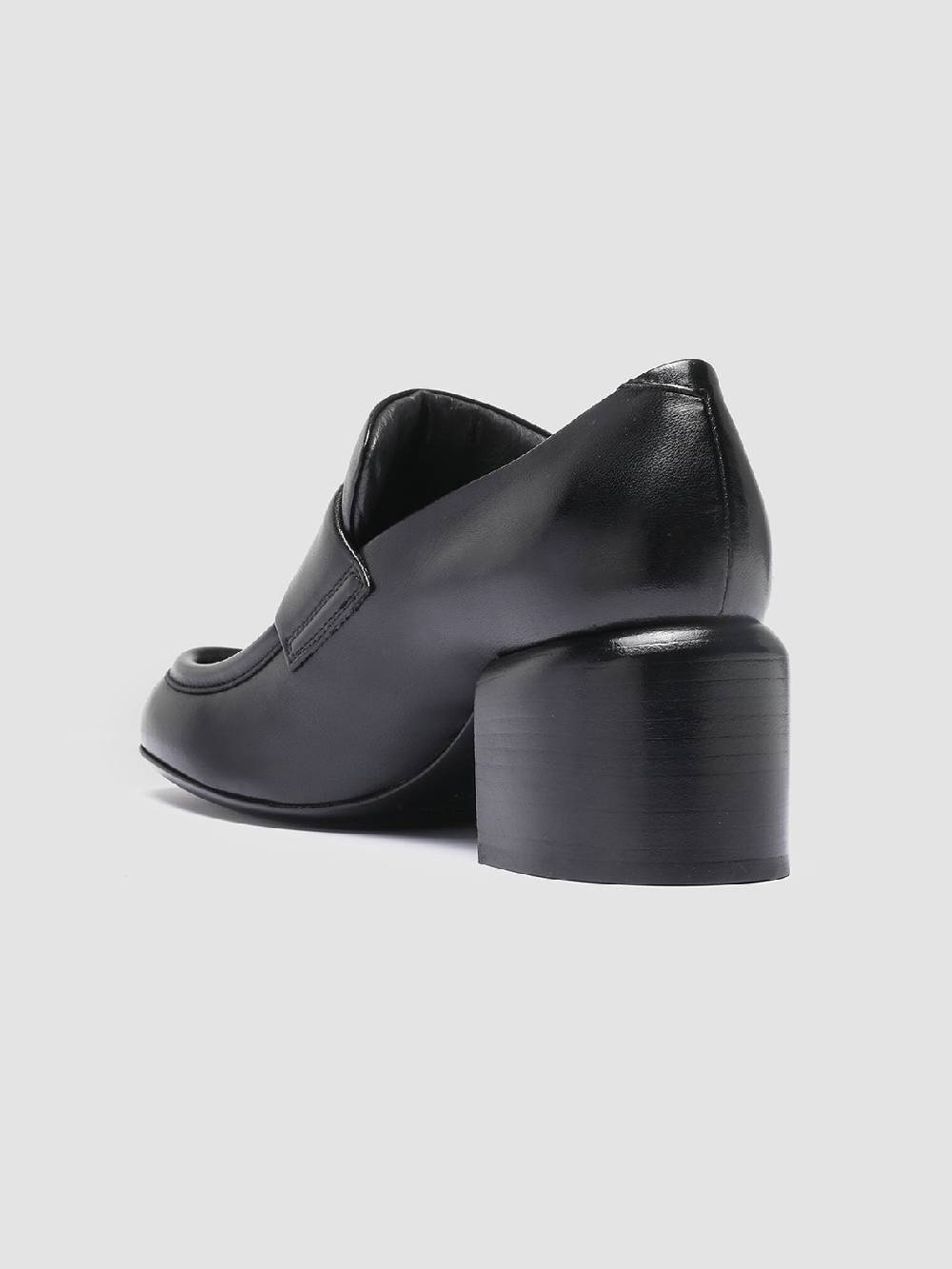 Officine Creative ETHEL 001 Mocassini Penny in Pelle Nera Italy