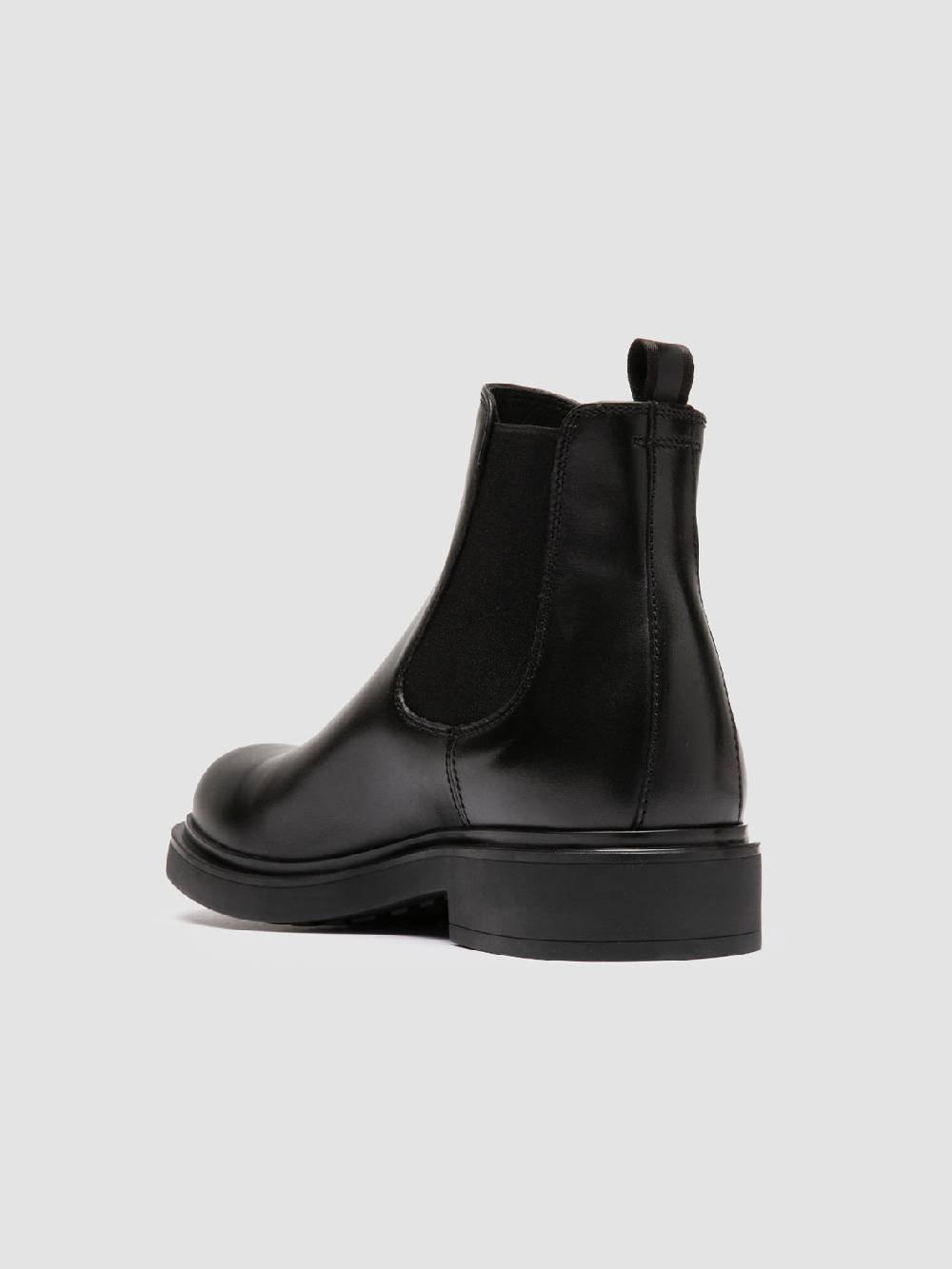 Officine Creative ENGINEER 006 Stivaletti Chelsea in Pelle Nera Pezzi Unici