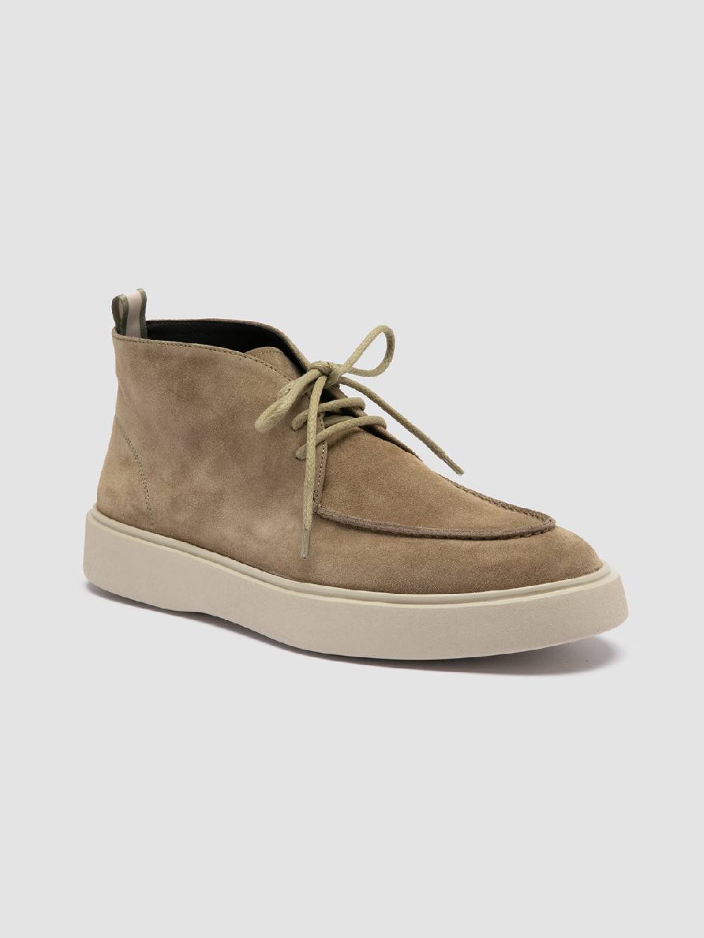 Officine Creative FRAME 002 Stivali Chukka in Pelle Scamosciata Tortora Acquista Ora