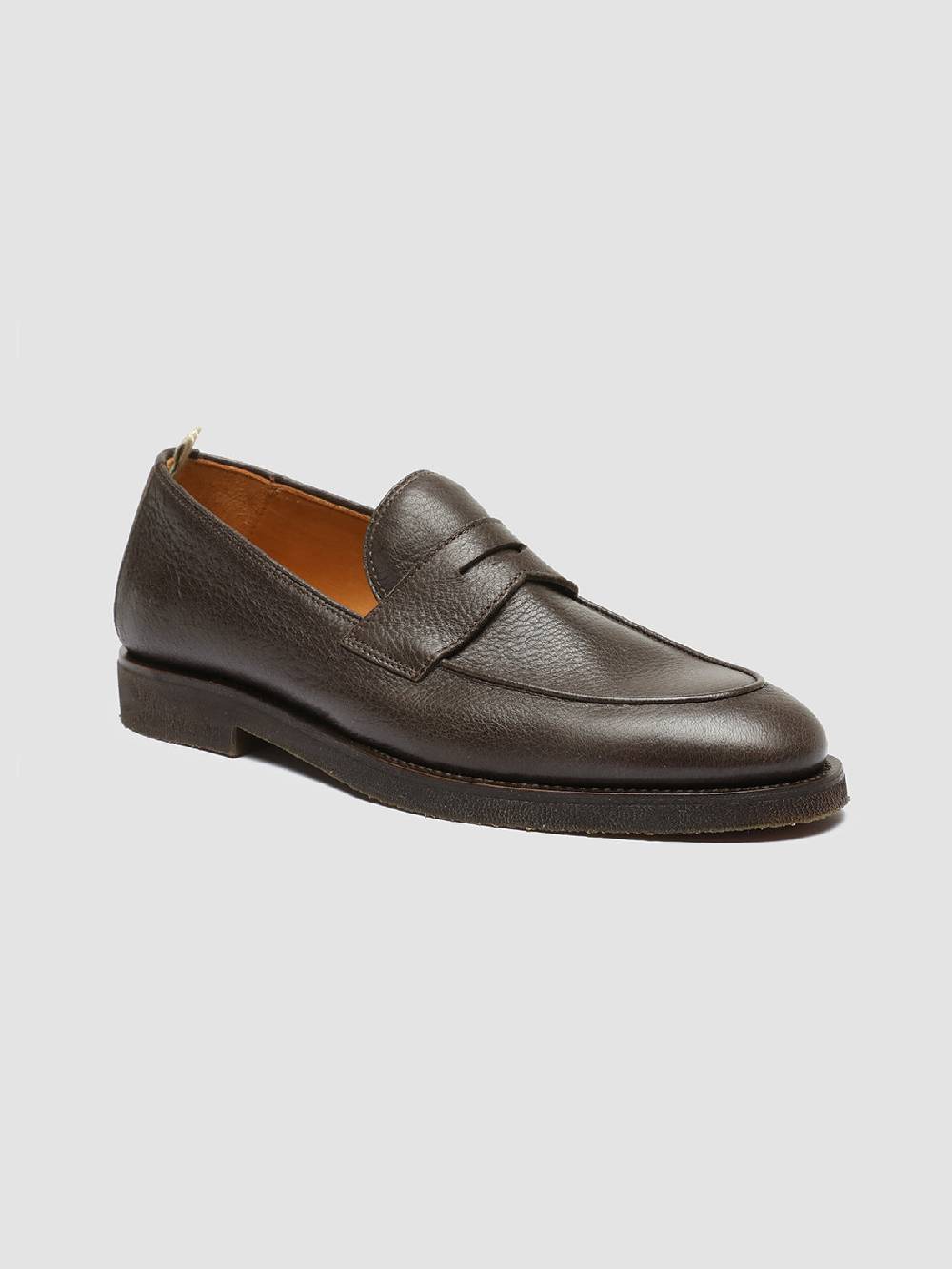 Officine Creative OPERA FLEXI 101 Mocassini Penny in Pelle Marrone Shopping Online