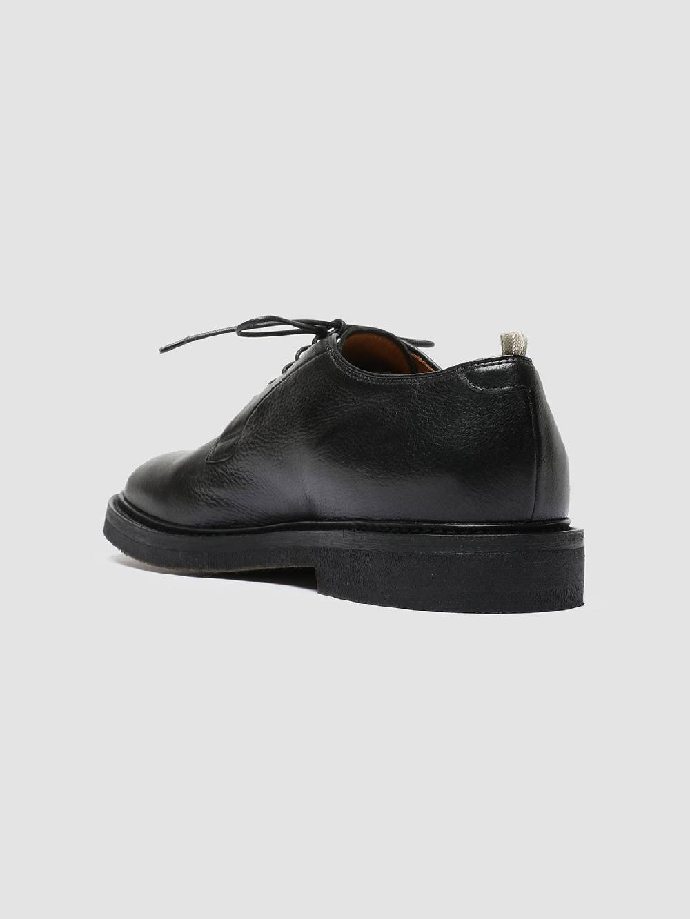 Officine Creative HOPKINS FLEXI 201 Scarpe Derby in Pelle Nera Sottocosto