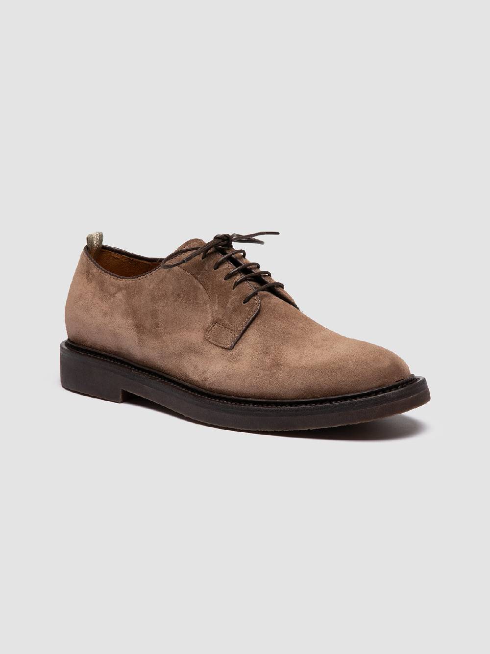 Officine Creative HOPKINS FLEXI 201 Derby in Pelle Scamosciata Tortora Convenienza