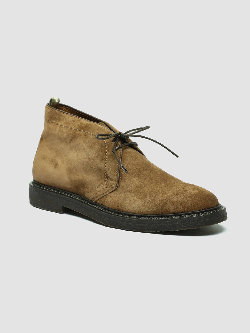 Officine Creative HOPKINS FLEXI 202 Stivali Chukka in Camoscio Marrone Novità