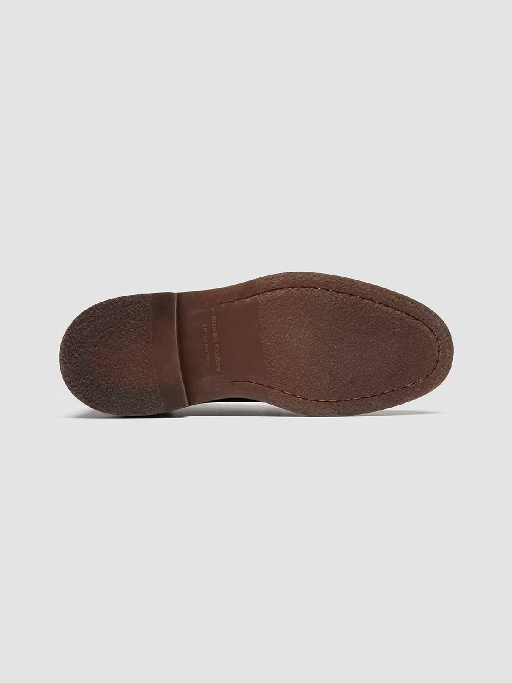 Officine Creative HOPKINS FLEXI 202 Stivali Chukka in Pelle Scamosciata Marrone Presa