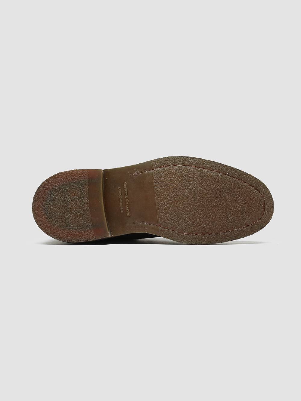 Officine Creative HOPKINS FLEXI 203 Stivaletti Stringati in Camoscio Marrone Offerta