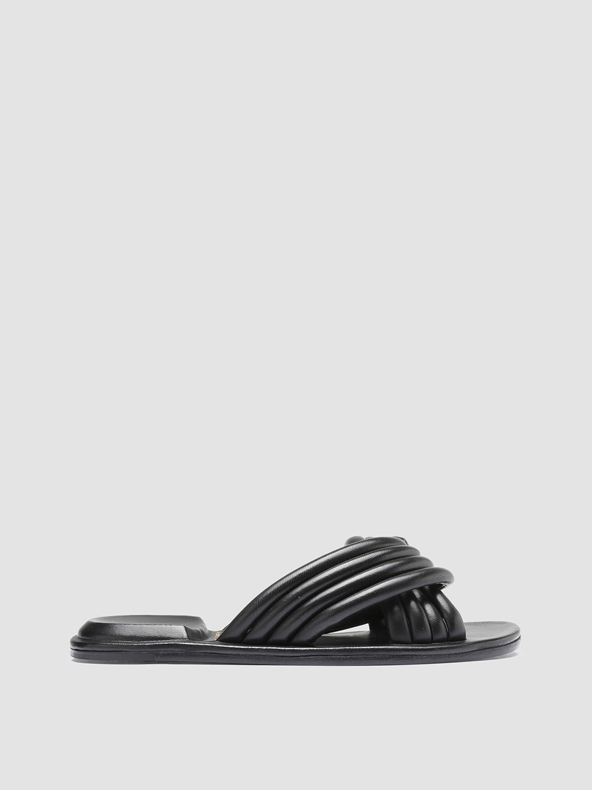 Officine Creative CYBILLE 004 Sandali in Pelle Nera Economico