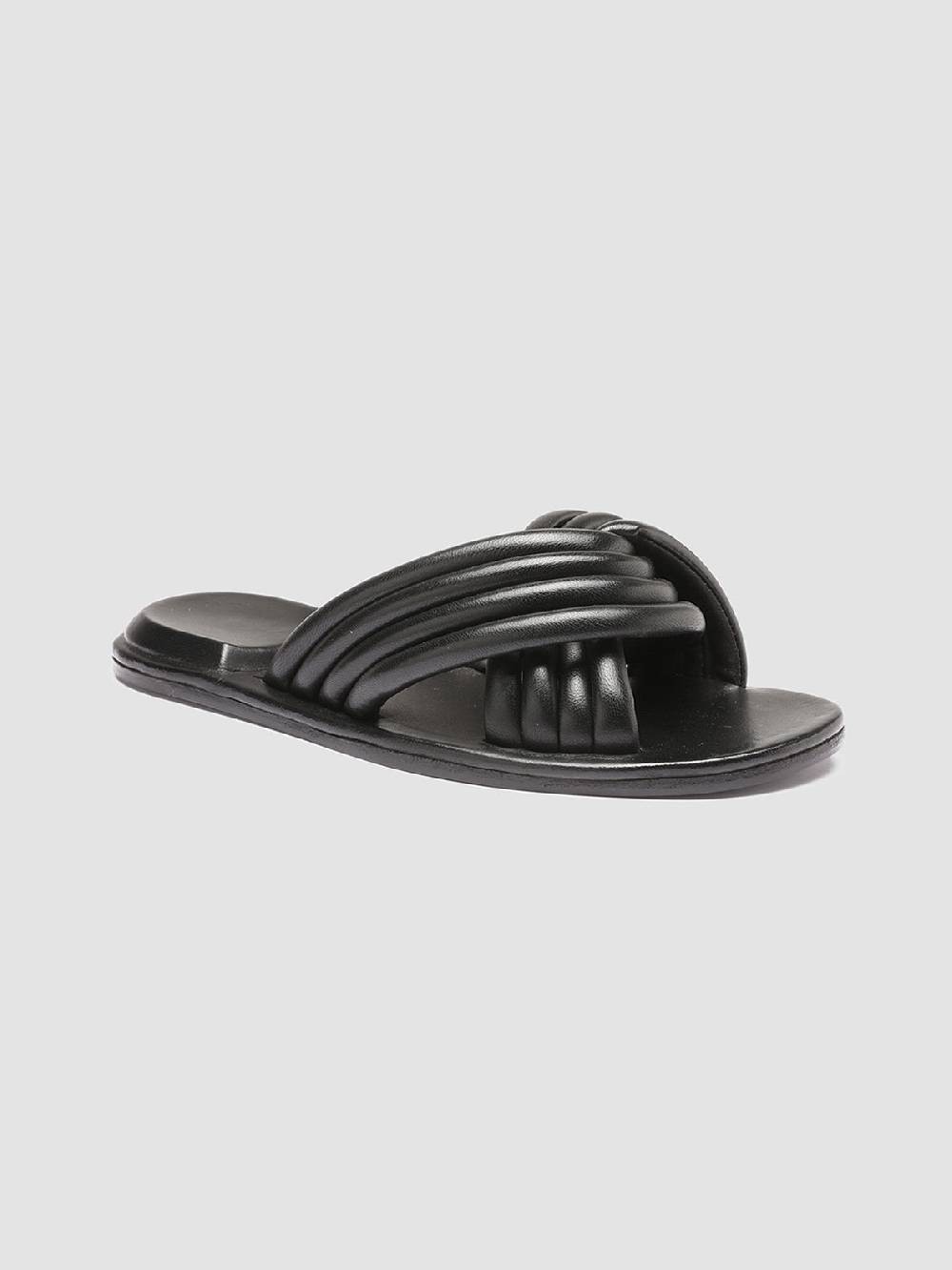Officine Creative CYBILLE 004 Sandali in Pelle Nera Economico