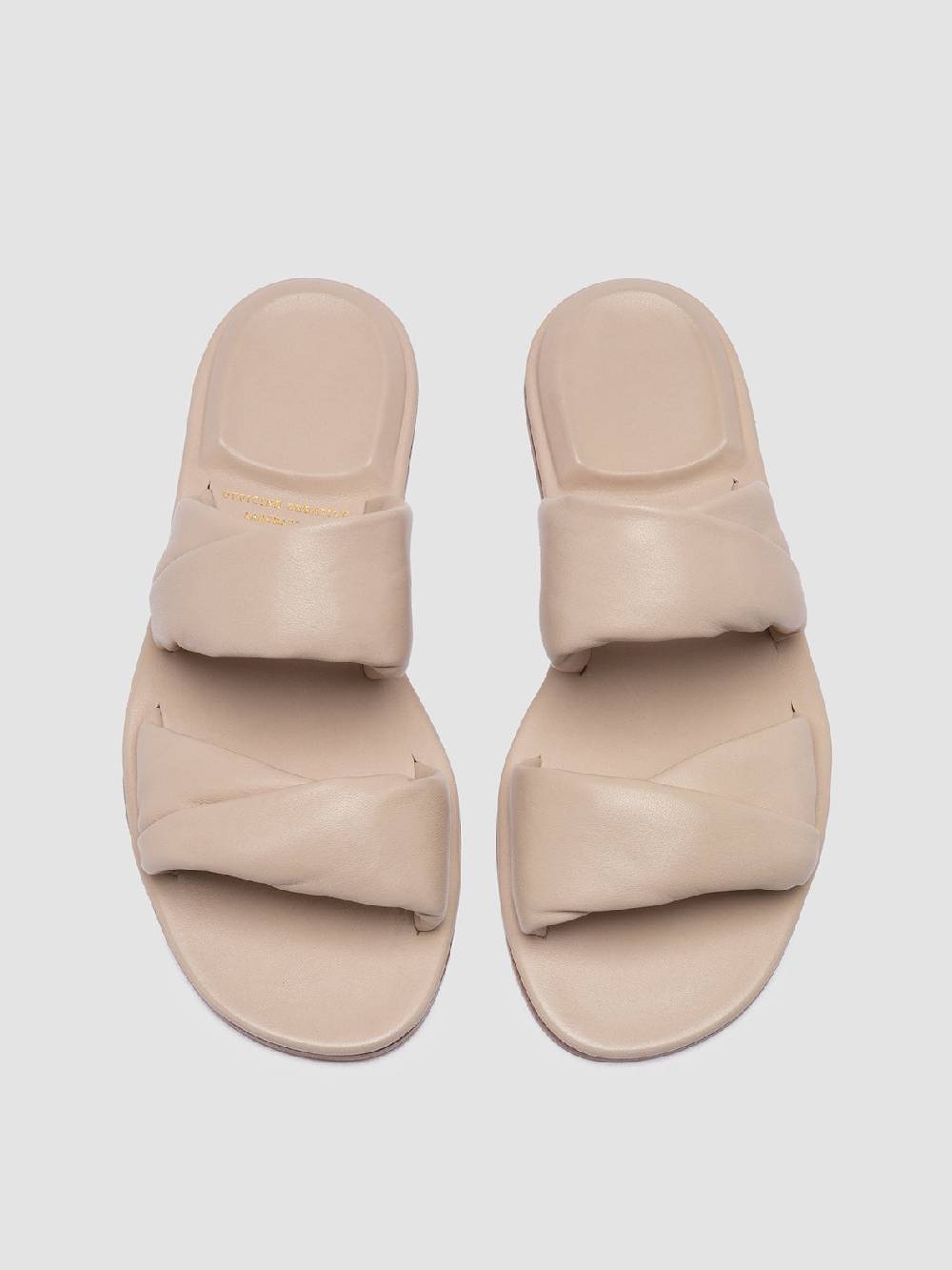 Officine Creative CYBILLE 009 Sandali in Pelle Avorio Offerte