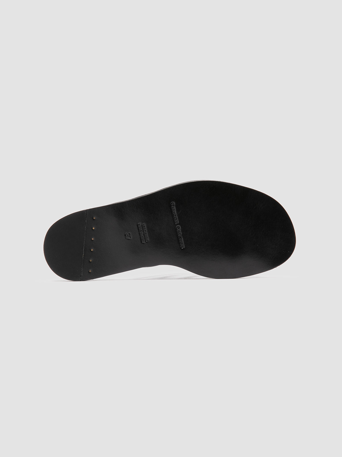 Officine Creative CYBILLE 016 Sandali Slide in Pelle Nera Vendita Calda