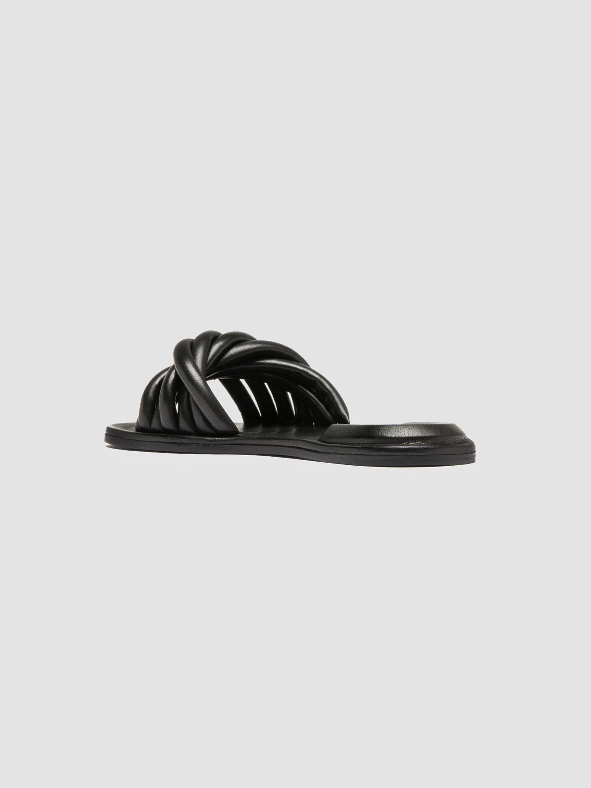 Officine Creative CYBILLE 006 Sandali in Pelle Nera Vendite Flash