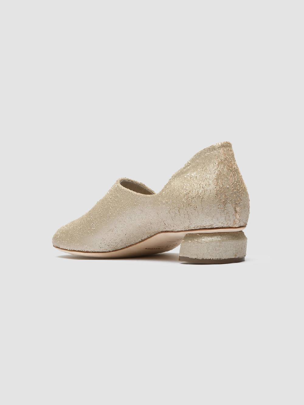 Officine Creative TESSA 009 Gold Leather Mule Sandals Offerta Anniversario