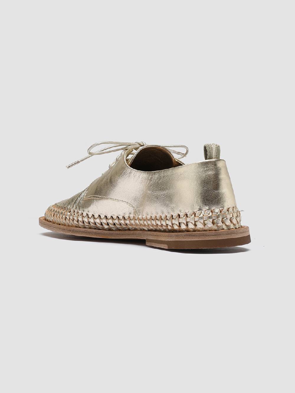 Officine Creative MABELLE 001 Derby in Pelle Argento Nuova