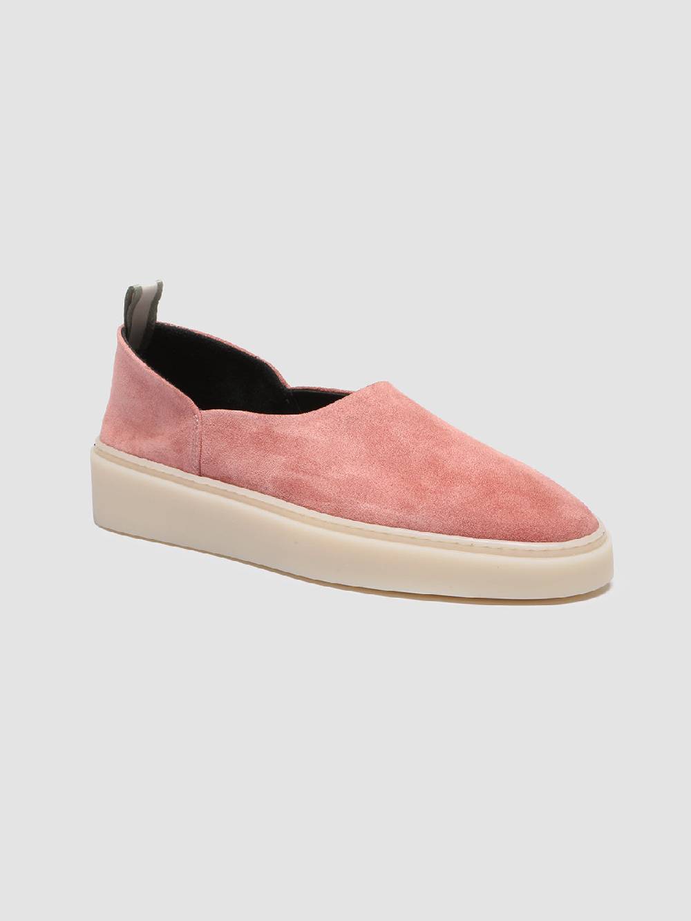 Officine Creative MUSKRAT 101 Sneaker in Pelle Scamosciata Rosa In Linea