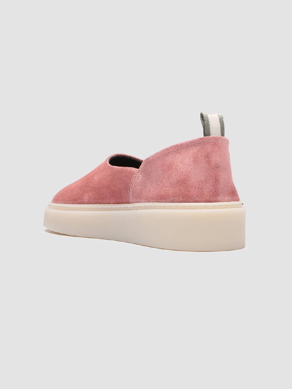 Officine Creative MUSKRAT 101 Sneaker in Pelle Scamosciata Rosa In Linea