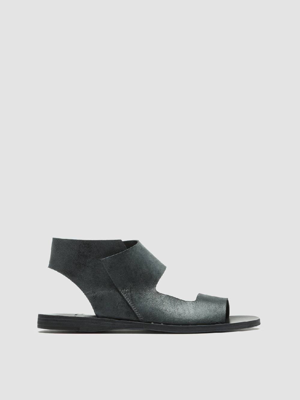 Officine Creative ITACA 039 Sandali in Pelle Nera Qualità