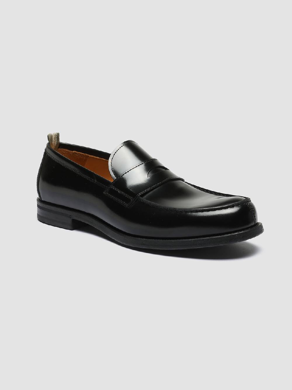 Officine Creative VINE 001 Mocassini in Pelle Nera Promozione