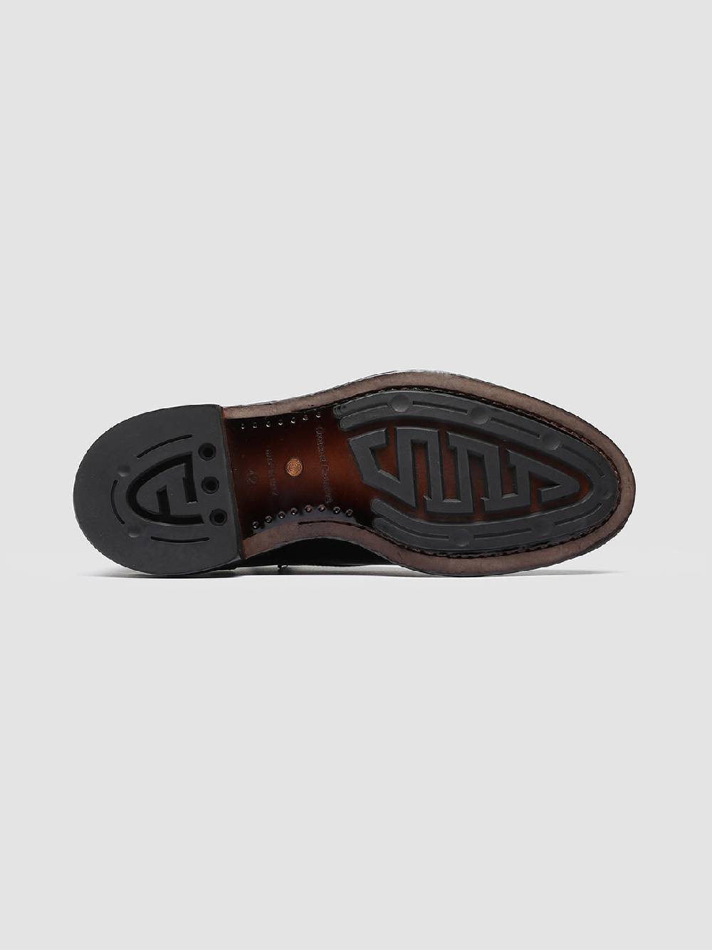 Officine Creative TEMPLE 003 Scarpe Derby in Pelle Marrone Qualità Garantita