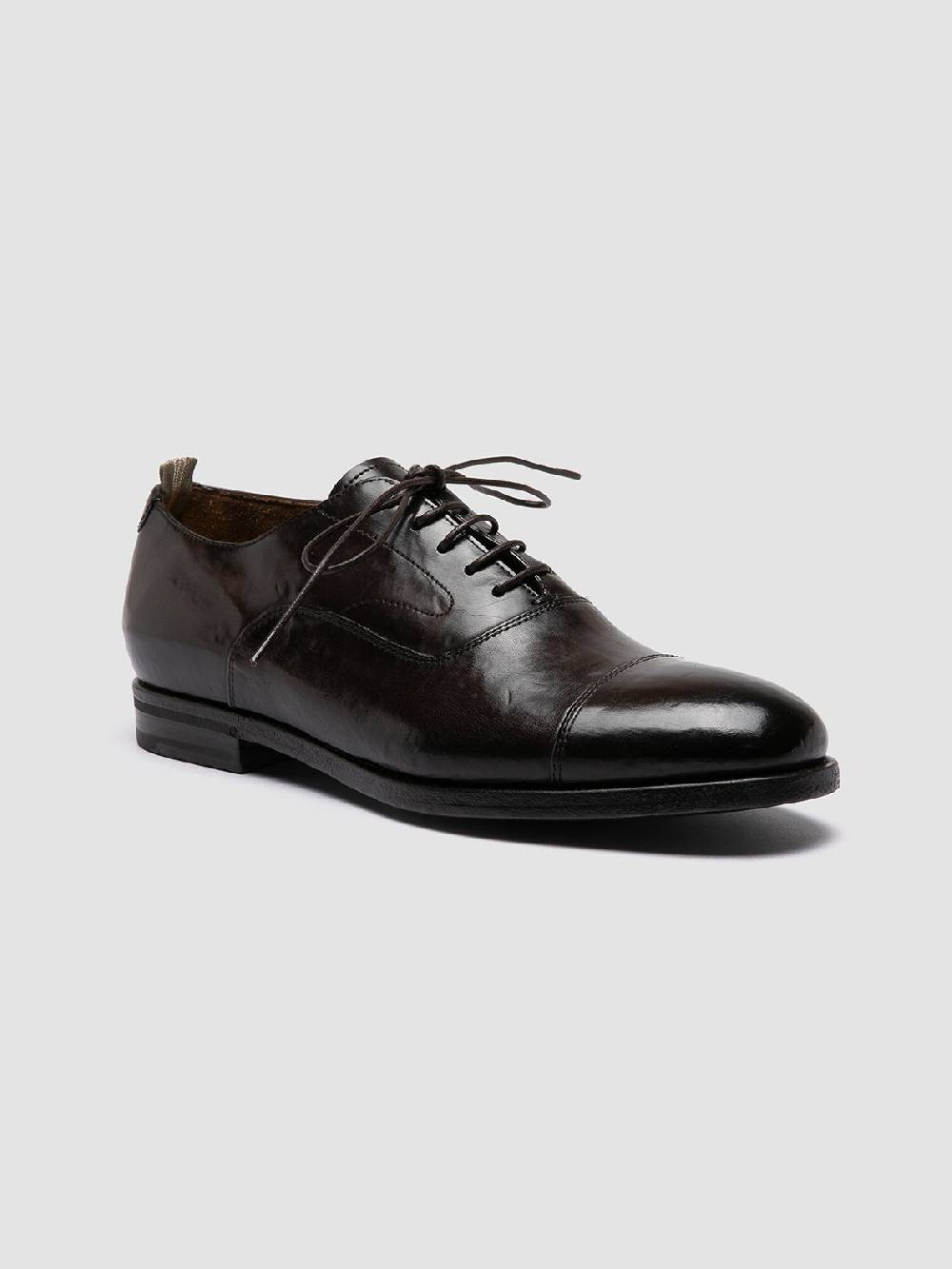 Officine Creative VANDERBILT CAOU 011 Scarpe Oxford Marroni in Pelle Fino Al -60%