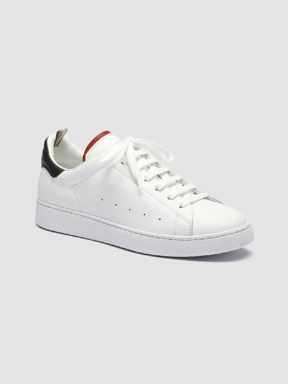Officine Creative MOWER 005 Sneakers in Pelle Bianca Presa
