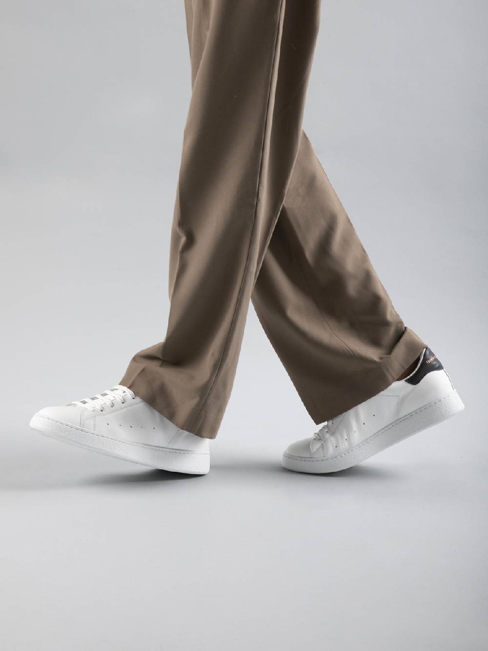 Officine Creative MOWER 005 Sneakers in Pelle Bianca Presa