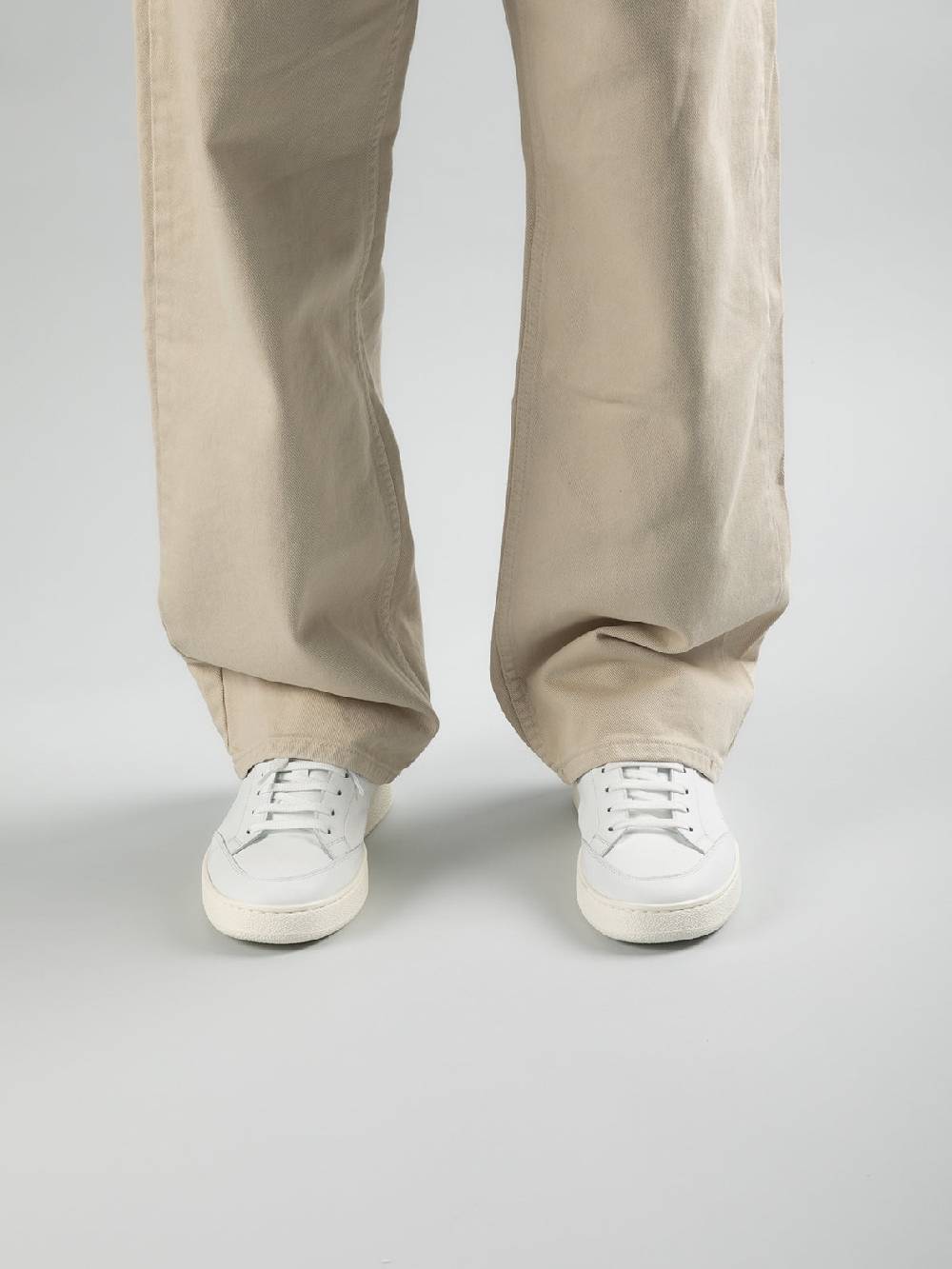 Officine Creative MOWER 007 Sneakers in Pelle Bianca Sconto