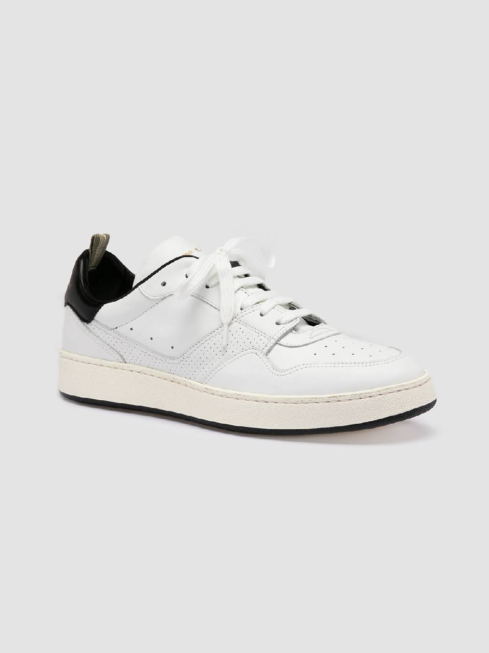Officine Creative MOWER 016 Sneakers Basse in Pelle Bianca Online