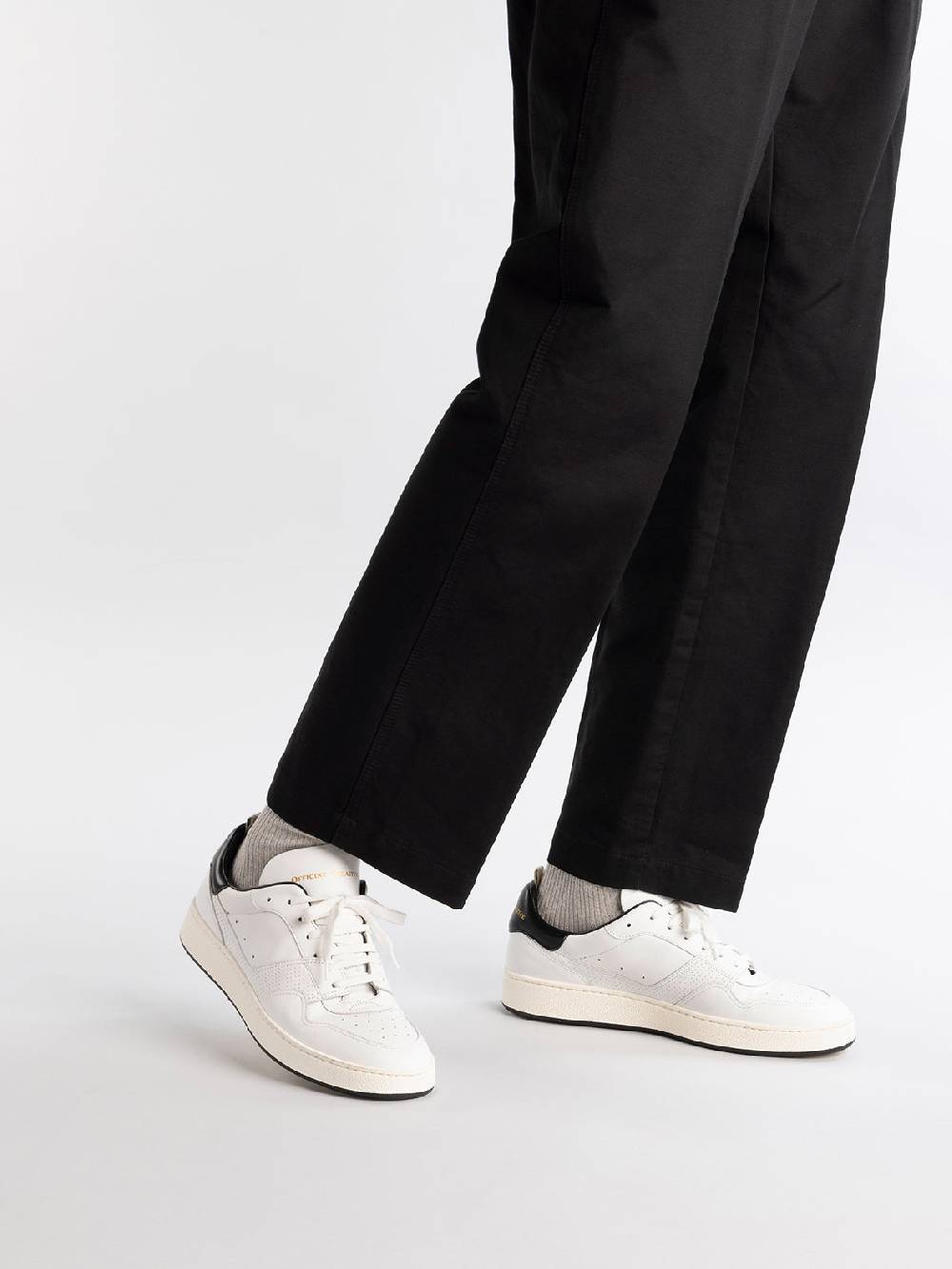 Officine Creative MOWER 016 Sneakers Basse in Pelle Bianca Online