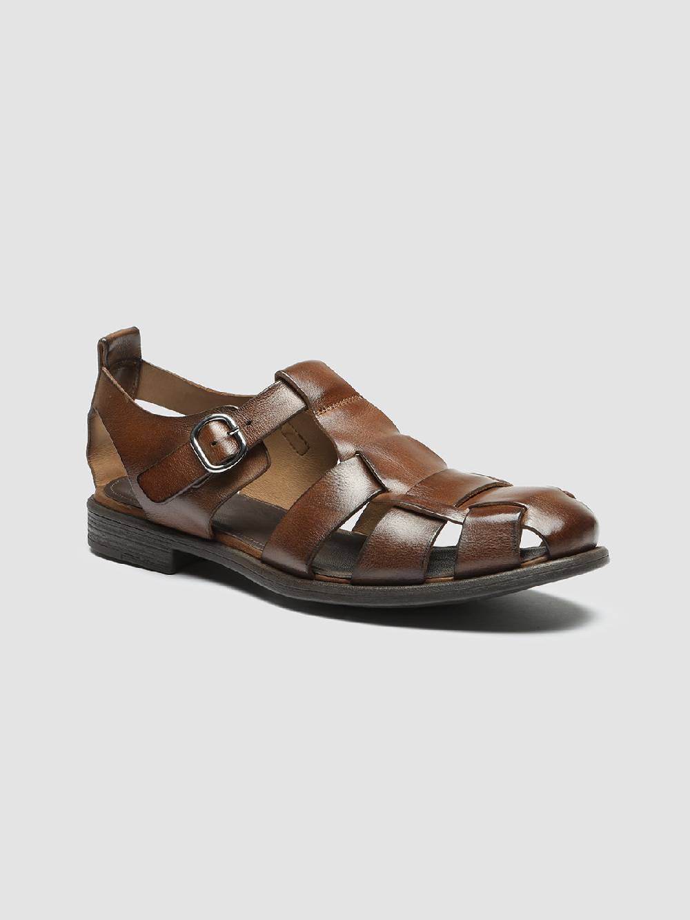 Officine Creative CHRONICLE 145 Sandali in Pelle Marrone Hotsell