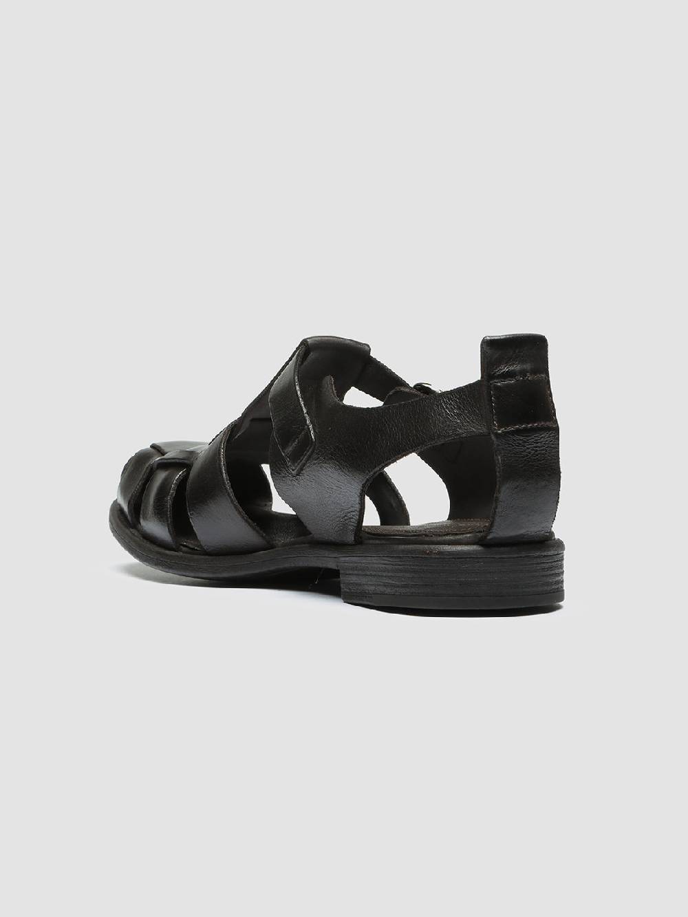 Officine Creative CHRONICLE 145 Sandali in Pelle Marrone Vendita Calda