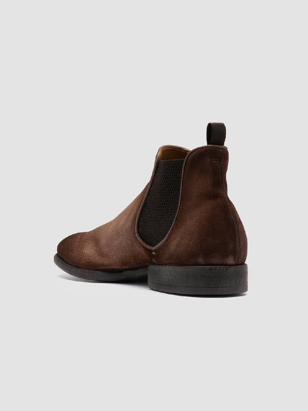 Officine Creative CETON 647 Stivaletti Chelsea in Pelle Scamosciata Marrone I Più Venduti
