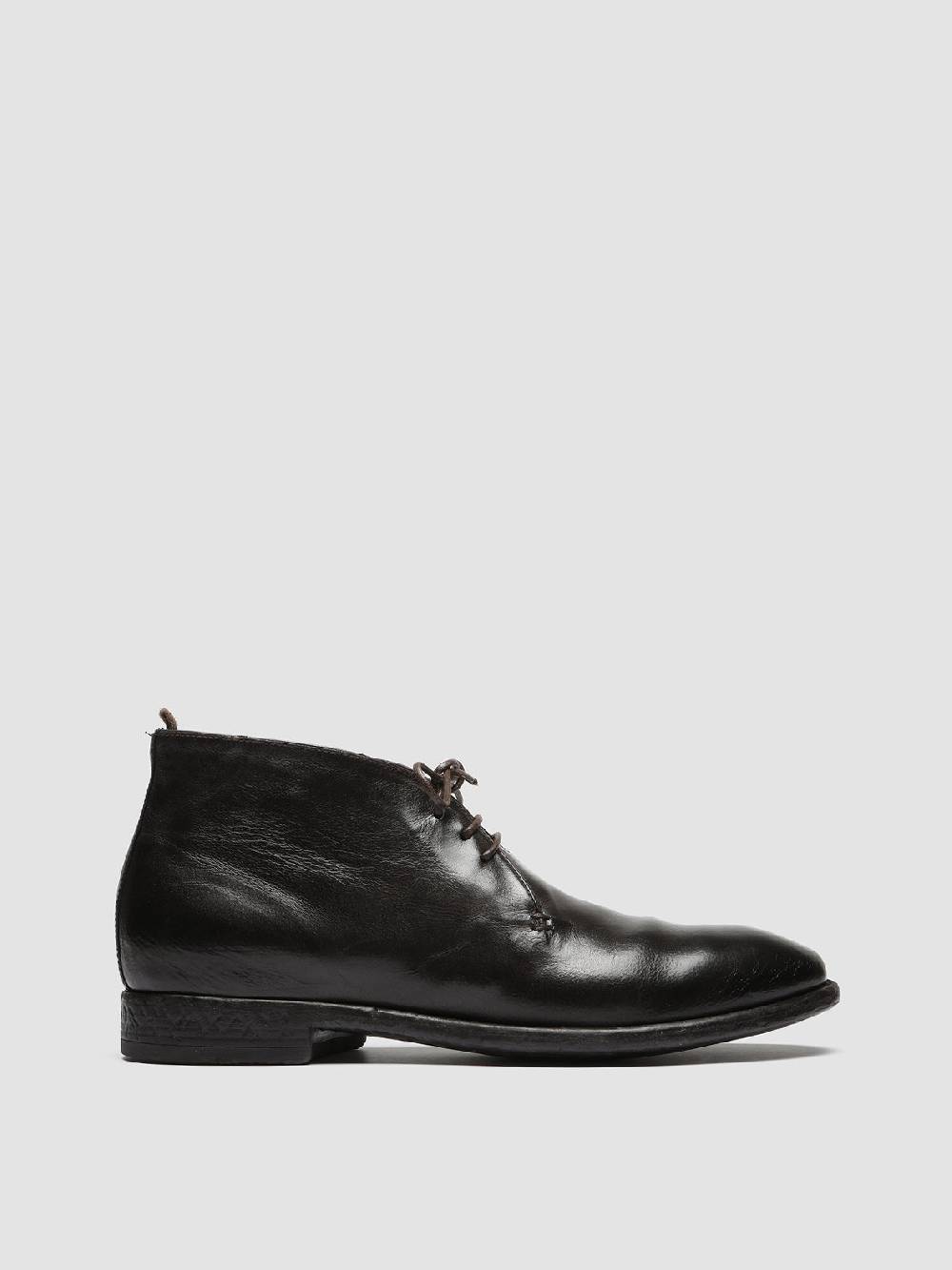 Officine Creative CETON 685 Stivali Chukka in Pelle Marrone Nuova