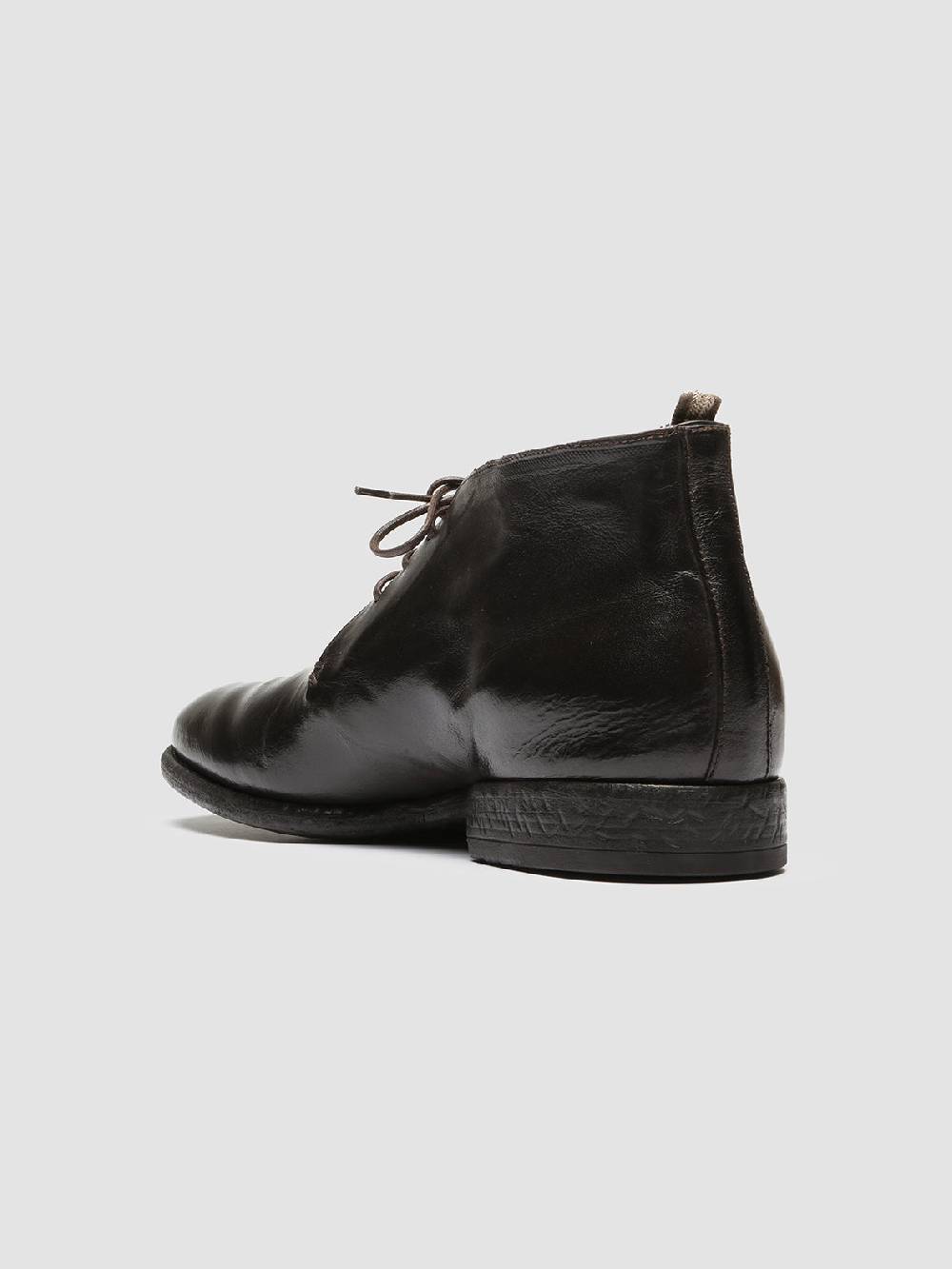 Officine Creative CETON 685 Stivali Chukka in Pelle Marrone Nuova