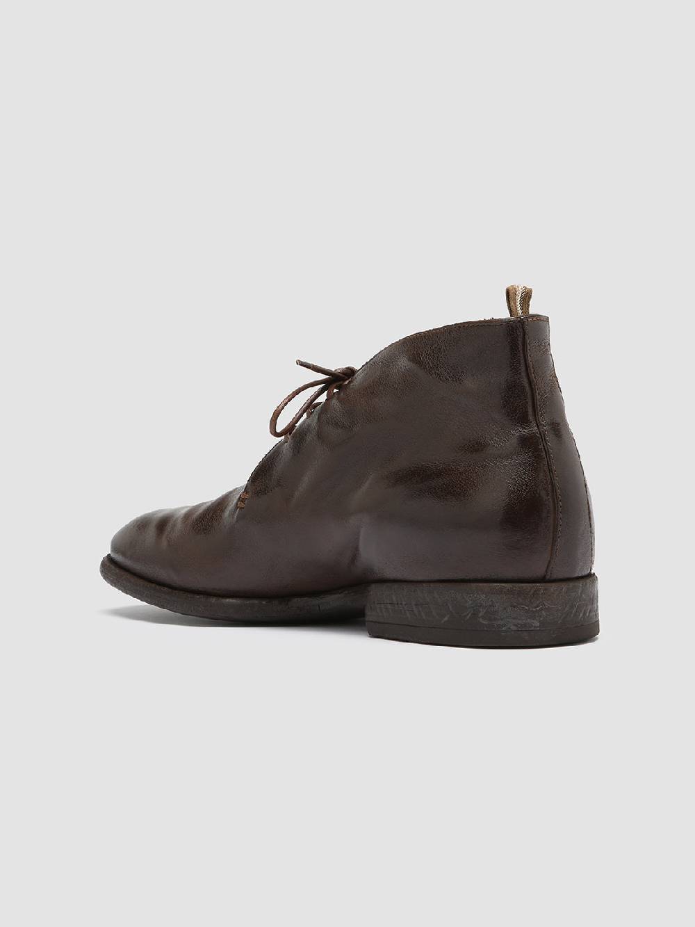 Officine Creative CETON 685 Stivali Chukka in Pelle Marrone Moda