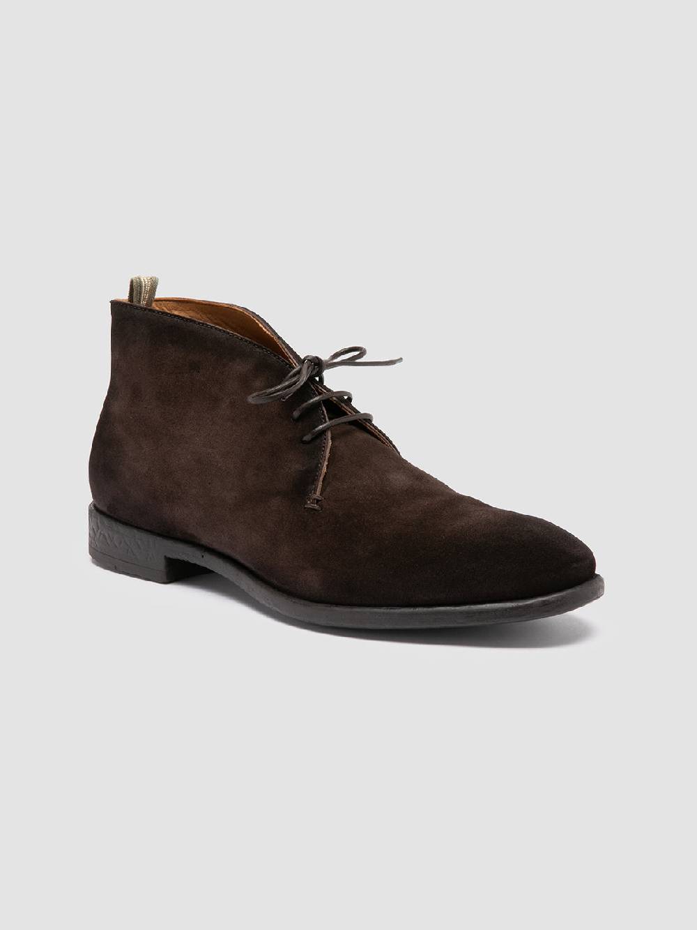 Officine Creative CETON 685 Stivali Chukka in Camoscio Marrone Italy