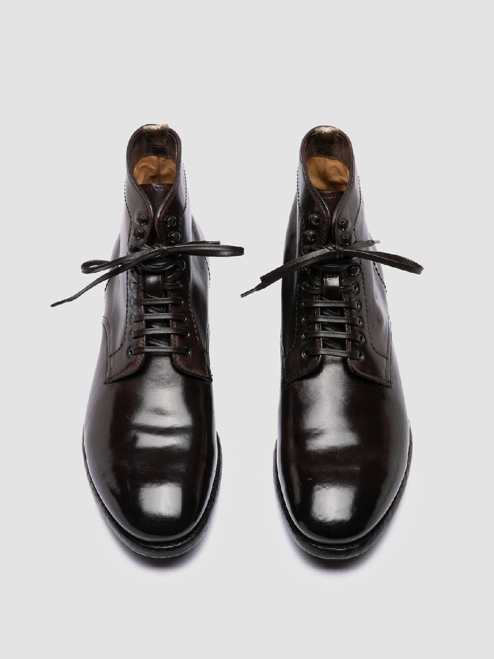 Officine Creative PRINCE 610 Stivaletti in Pelle Marrone Qualità